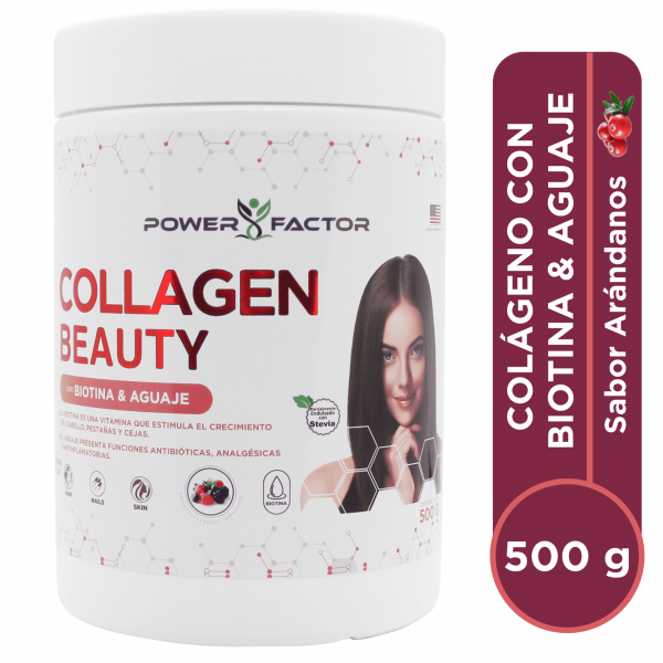 Collagen Beauty con Biotina & Aguaje - Frasco 500 G