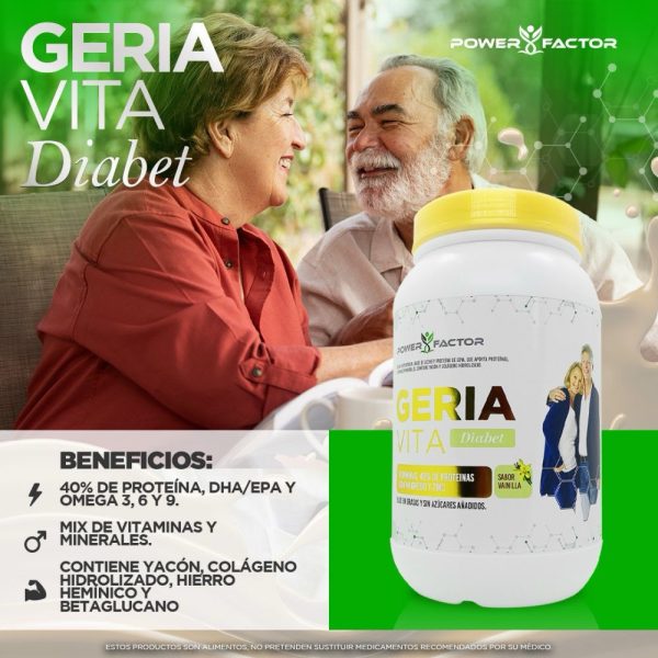 Geria Vita Diabet con Yacón - Frasco 1 KG - Imagen 2