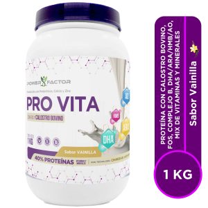 Pro Vita Calostro Bovino Frasco 1 KG Suplemento Power Factor en polvo